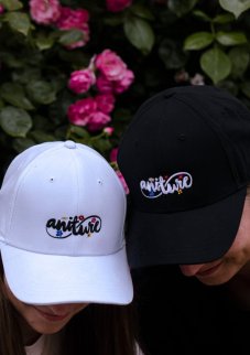 Unisex kšiltovka z recyklovaného materiálu, s výšivkou ANITURE KVĚTINY