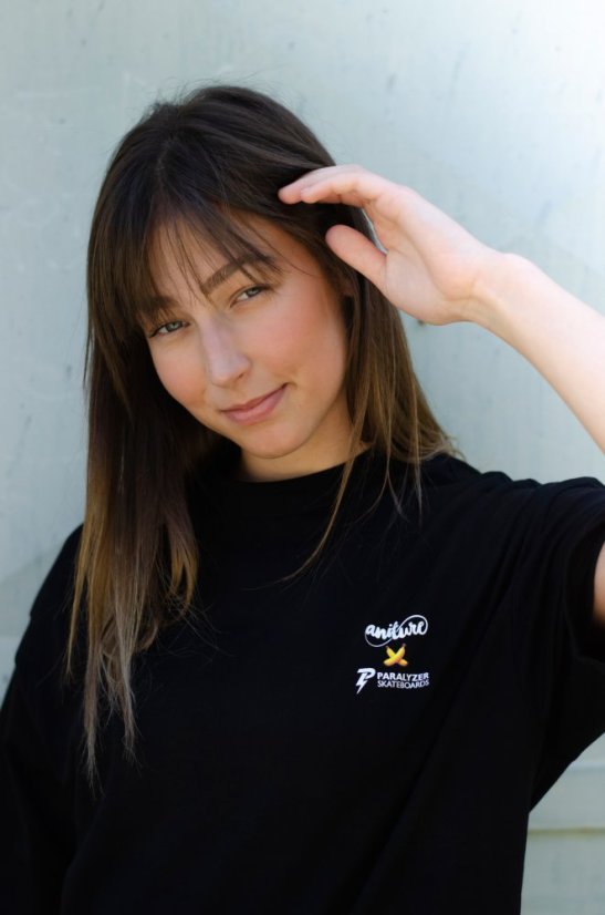 Unisex bílé / černé triko, s potiskem OPIČÁK FREDDY - Barva: Bílá, Velikost: S