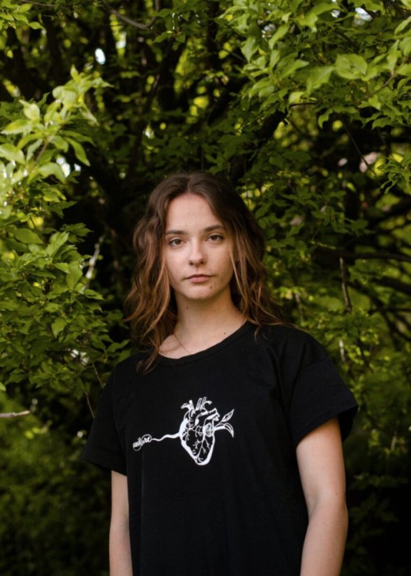 Unisex černé triko „Zázrak planety” - Barva: Černá, Velikost: M