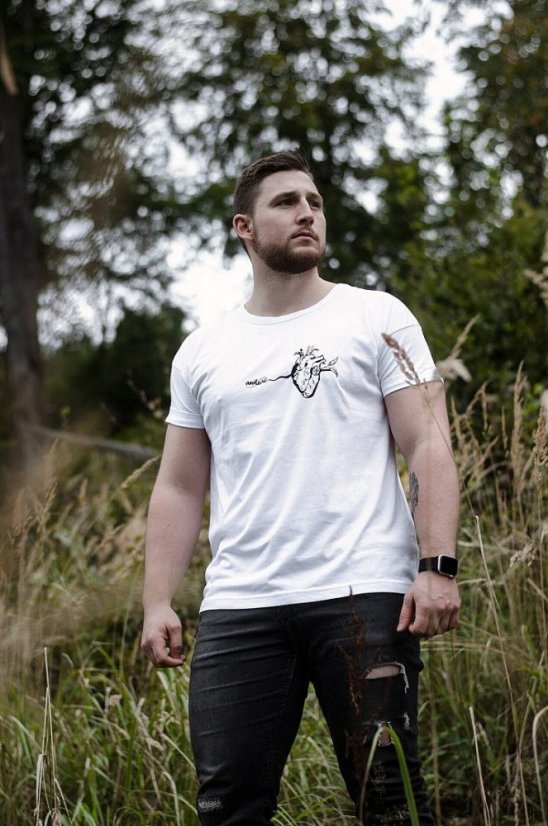 Unisex bílé triko „Zázrak planety” - Barva: Bílá, Velikost: M